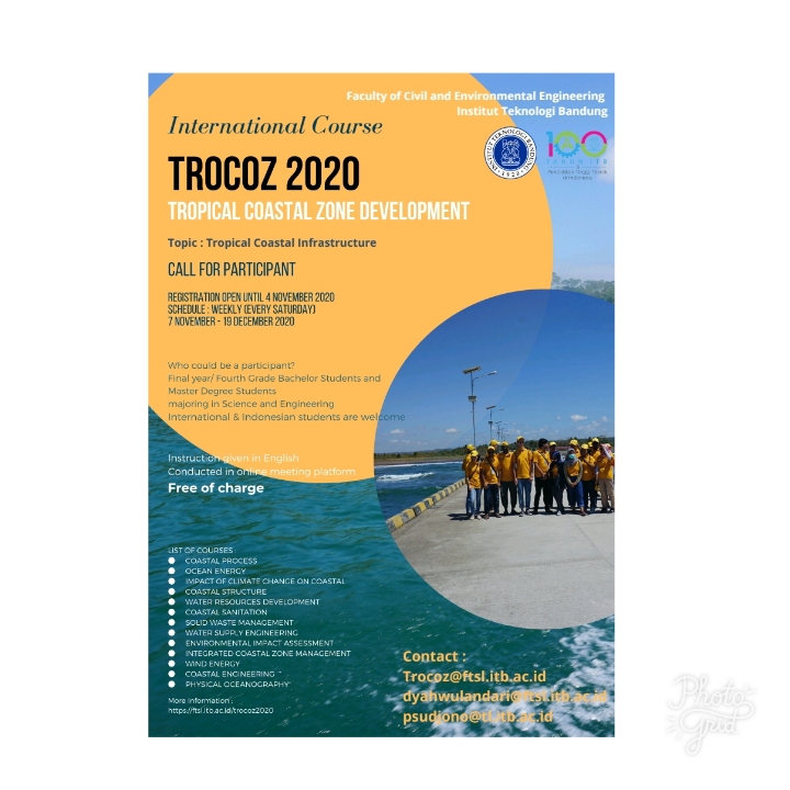 TROPICAL COASTAL ZONE DEVELOPMENT SUMMER PROGRAM 2020